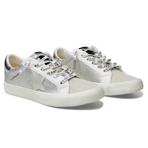 Silver Croco Vintage Havana Low Top Sneaker